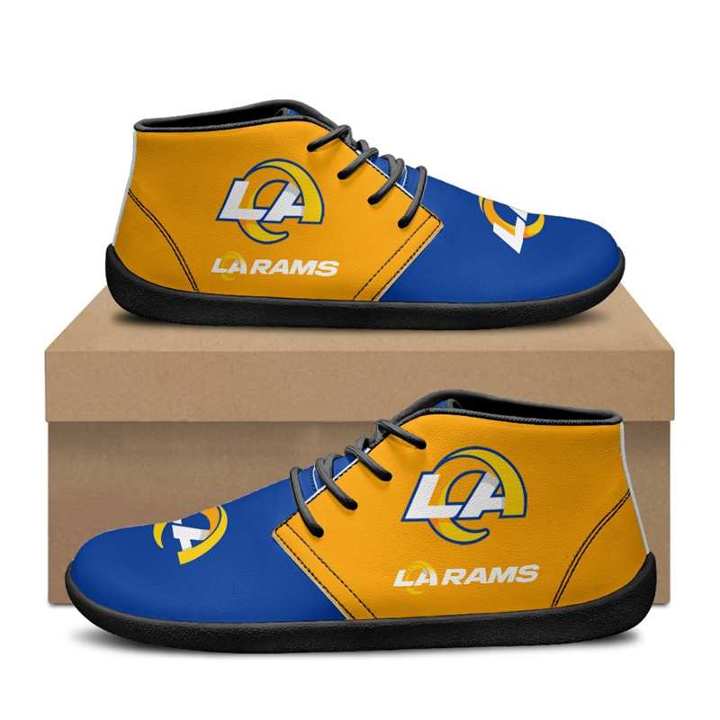 Men's Los Angeles Rams Low Top Sneakers/Shoes 001 (Pls check description for details)